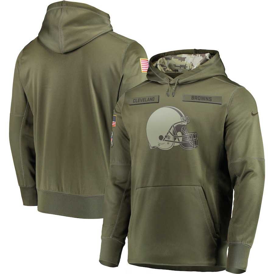 Nike Browns Olive Salute To Service Men's Pullove Hoodie,We sell and wholesale Nike Browns Olive Salute To Service Men's Pullove Hoodie on line form chian!